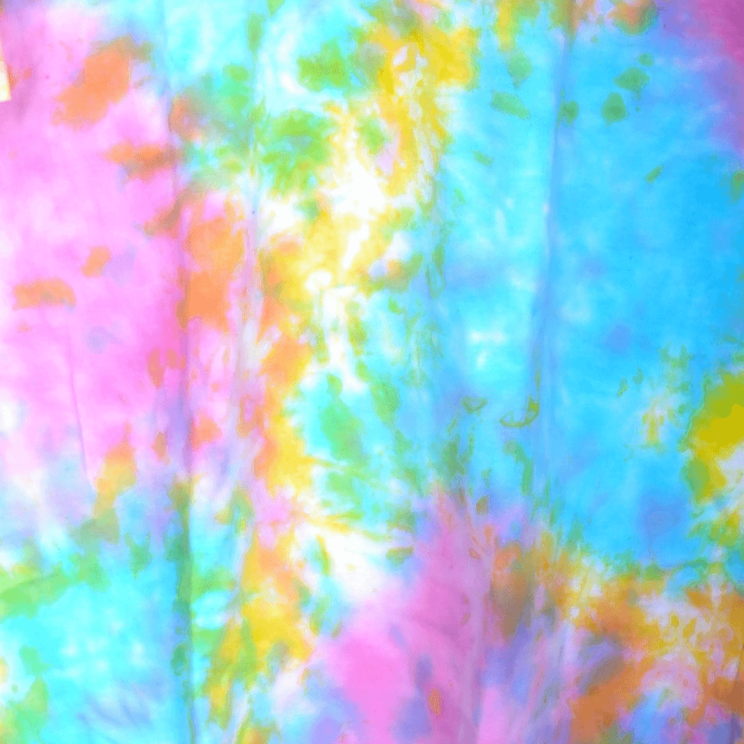 Multicolour Tie Dye Unisex T-shirt