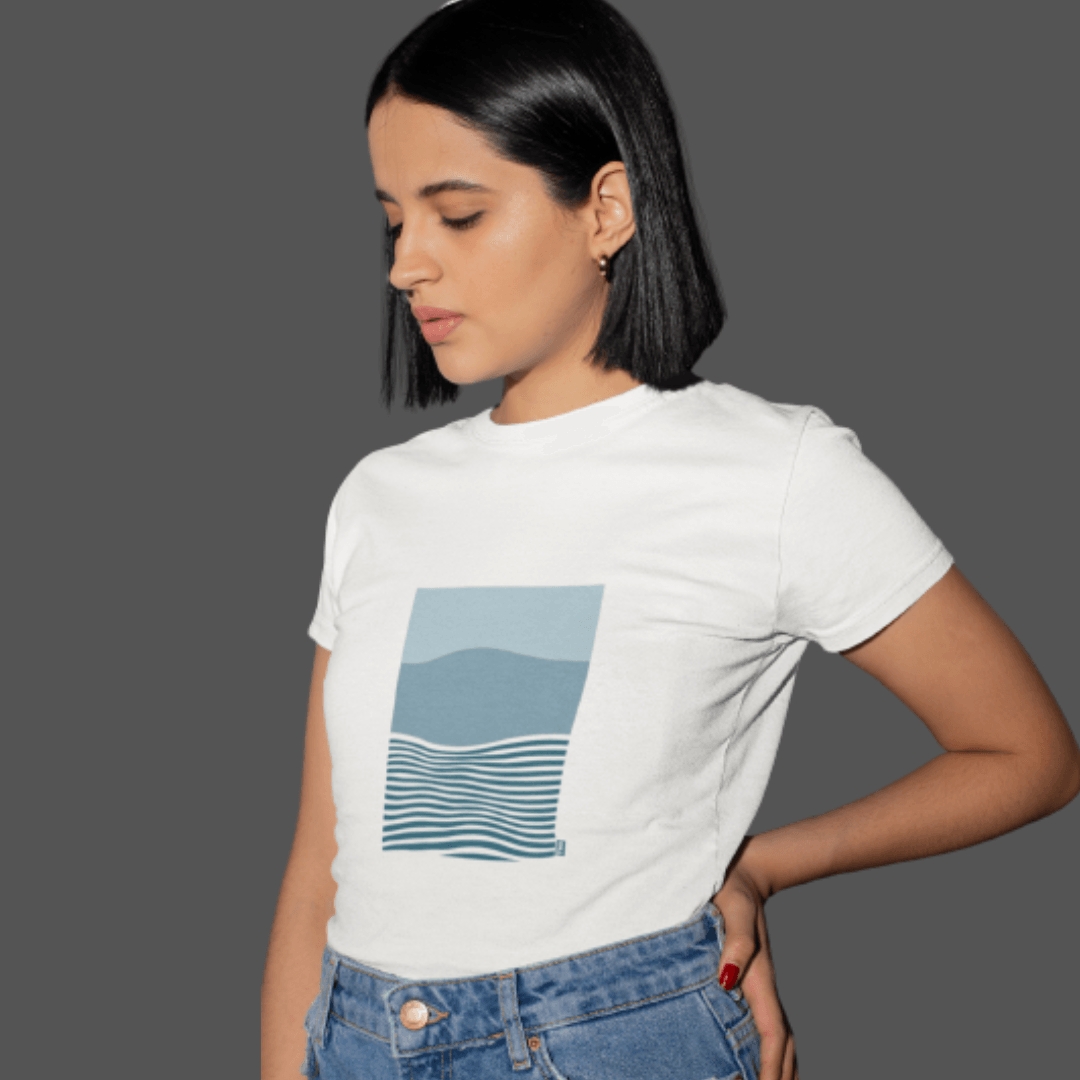 Blue Layer  Girls T-shirt