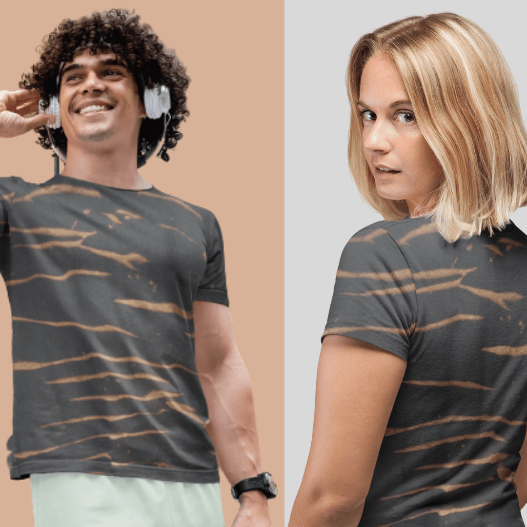 Coffee Brown Tie Dye Unisex T-shirt