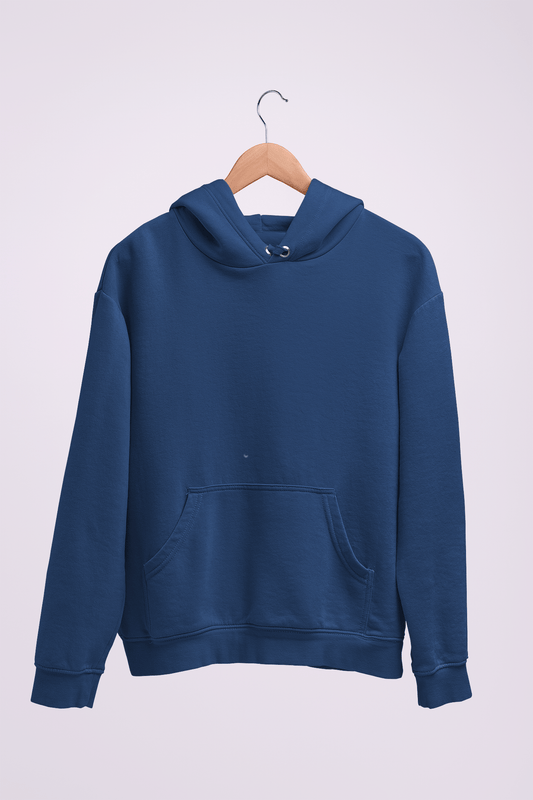 Plain Hoodie Navy Blue