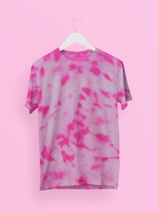 Cotton Candy Pink Tie Dye Unisex T-shirt