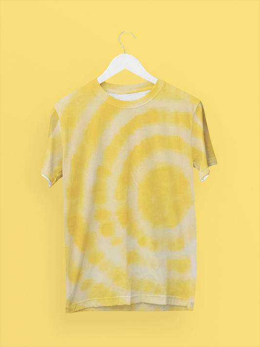 Daffodil Yellow Tie Dye Unisex Tshirt