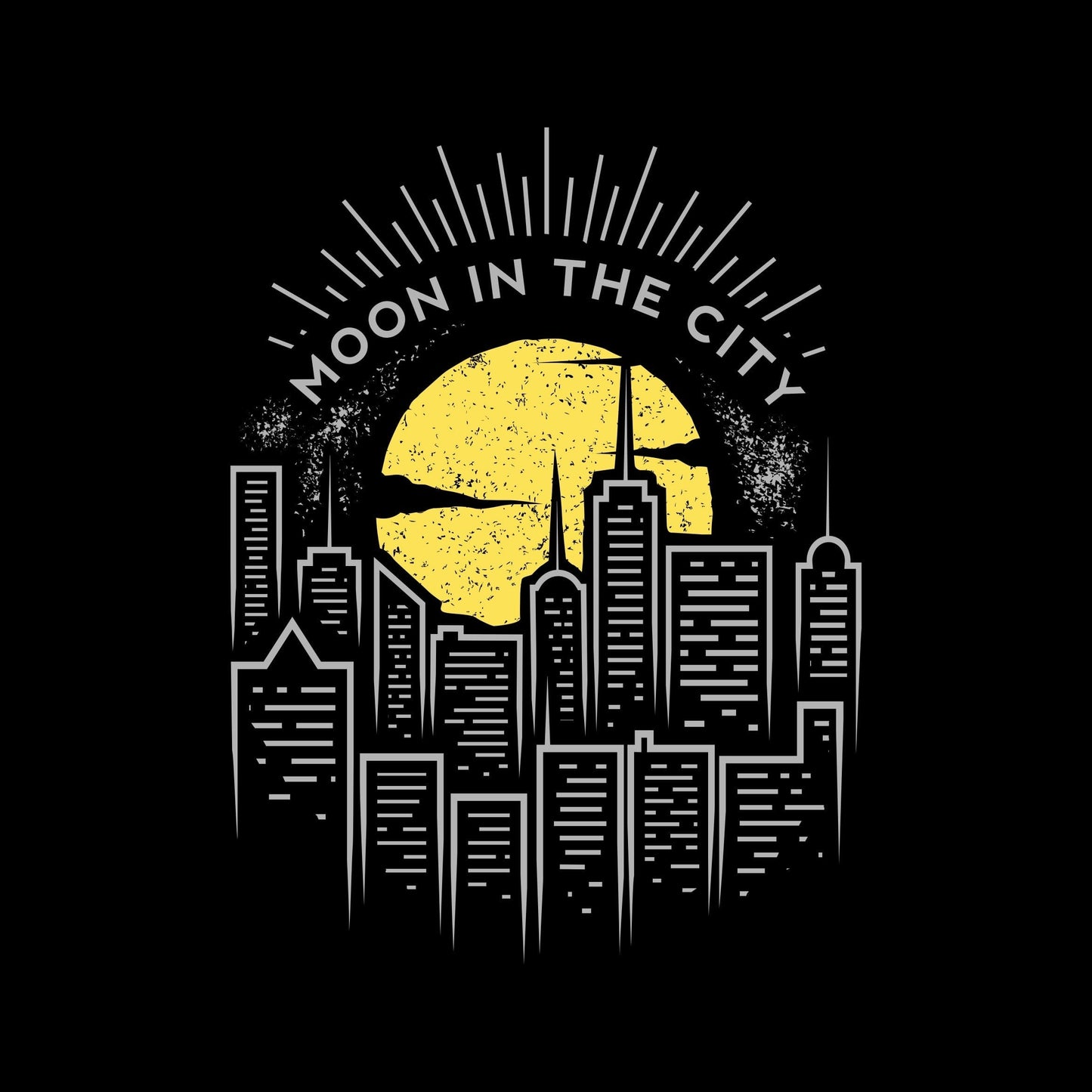 Moon In The City T-shirt