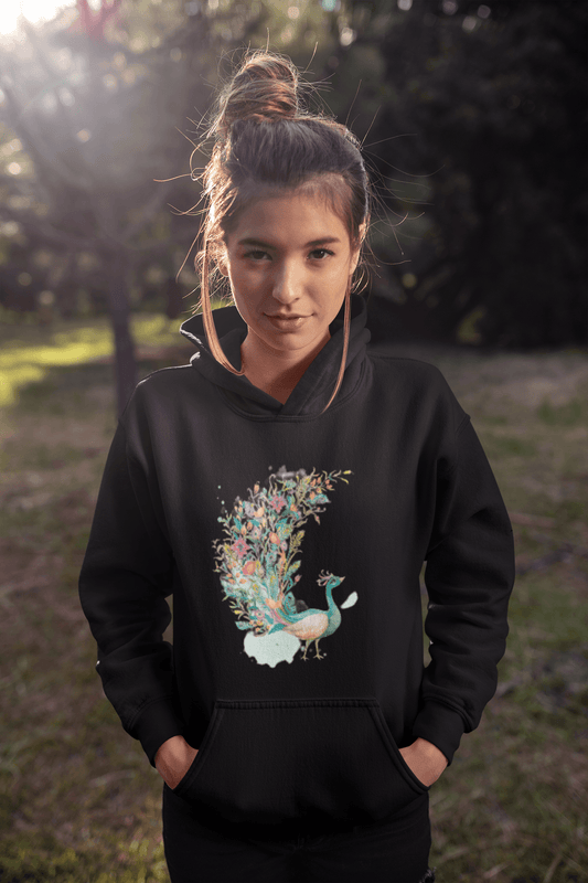 Peacock Girl's Hoodie