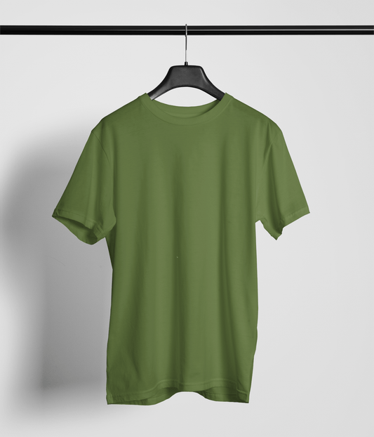 Plain Olive Green T-shirt
