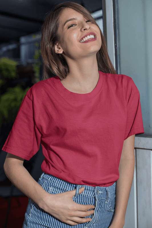 Plain Maroon T-shirt
